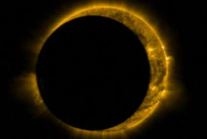 Космический зонд сделал захватывающие фото солнечного затмения (фото,видео)