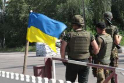 В Луганской области украинские военные уничтожили блокпост террористов