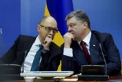 Партии Порошенко и Яценюка договорились о слиянии - СМИ