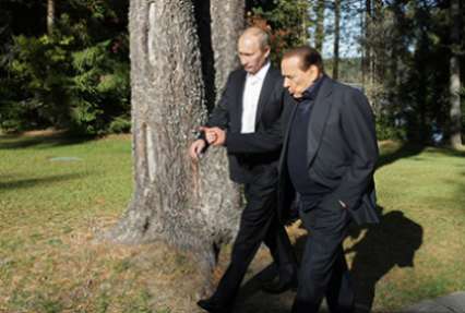 Путин и Берлускони встретятся на крымском курорте
