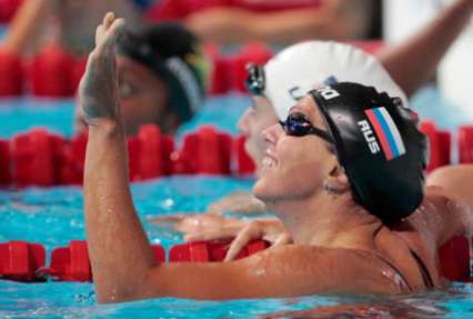 Россиянка Юлия Ефимова – чемпионка мира в плавании на 100 м брассом
