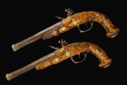 Sotheby’s выставил на торги золотые пистолеты Наполеона