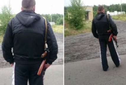Спортивные штаны и оружие: возле Мукачево заметили мужчин в странной экипировке