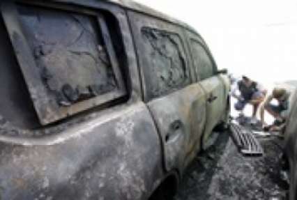 Турчинов: поджог машин ОБСЕ - попытка сорвать мирный процесс