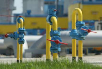 Украинские хранилища газа не заполнены даже наполовину