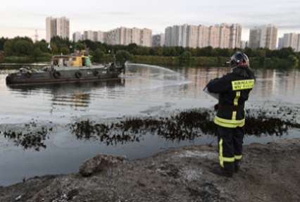 Умер пострадавший при пожаре на Москве-реке