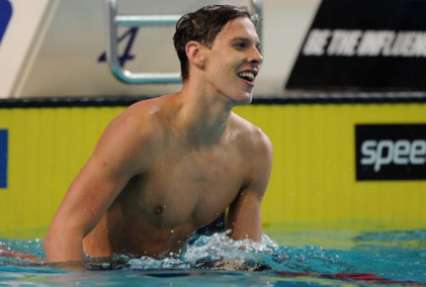 Австралиец Митчелл Ларкин выиграл золото ЧМ в плавании на 100 м на спине