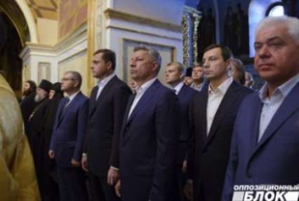 Депутаты Оппозиционного блока приняли участие в торжественном молебне по случаю Дня Независимости
