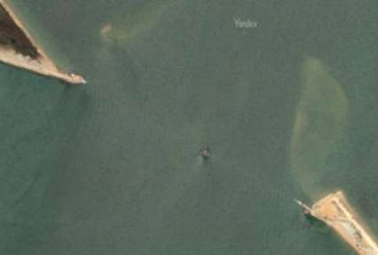 Как идет строительство моста через Керченский пролив: кадры со спутника (фото)