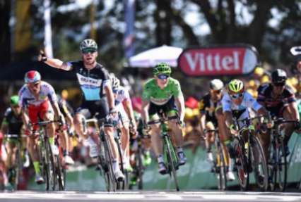 Марк Кавендиш победил на седьмом этапе «Тур де Франс»; Гривко – 16-й