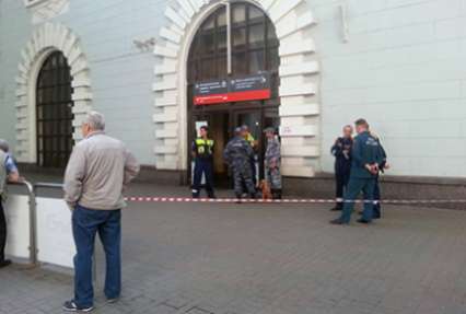 На Казанском вокзале произошел взрыв