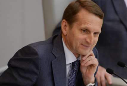 Нарышкин назвал смельчаками собравшихся в Крым французских парламентариев