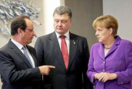 Порошенко, Меркель и Олланд могут встретиться в Берлине обсудить ситуацию на Донбассе