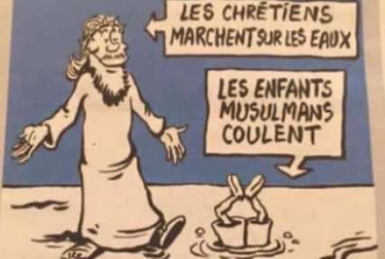 РПЦ жестко раскритиковала Charlie Hebdo за карикатуру с мертвым мальчиком