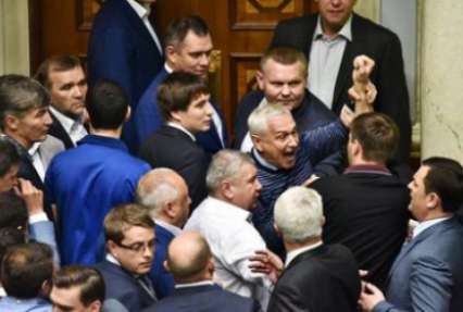 Стала известна причина потасовки в Раде (видео)