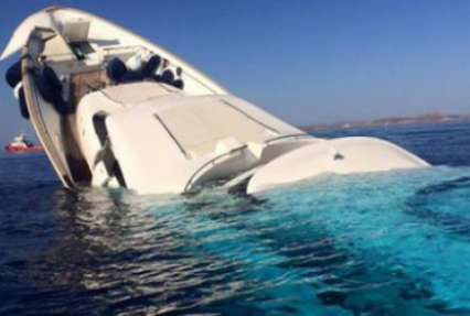У берегов Греции затонула роскошная американская яхта