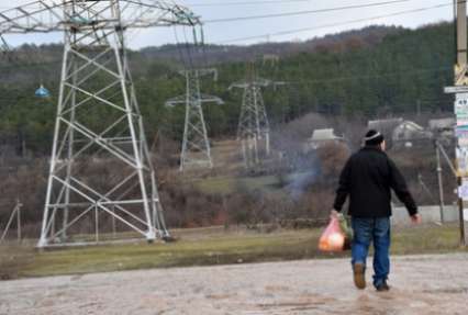 Украина уведомила о прекращении поставок электроэнергии в Крым