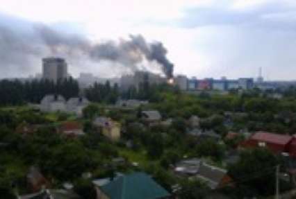 В Харькове горит здание института радиоизмерений
