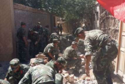 В Китае обрушилась обувная фабрика