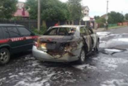 В Луцке на ходу взорвалась машина: пострадала женщина-водитель
