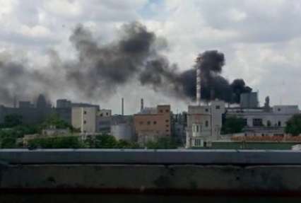 В Одессе загорелся масложиркомбинат
