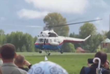 В России во время посадки повредился очередной вертолет (видео)