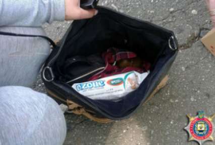 Жительница Донецкой области носила в сумочке гранату (фото)