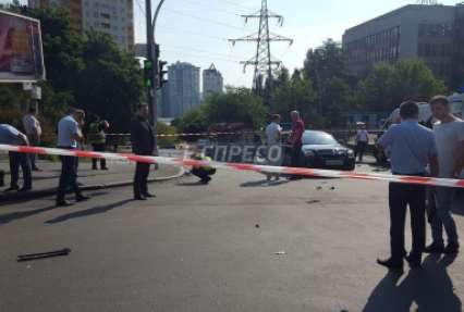 В Киеве взорвался автомобиль, есть пострадавшие